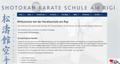 Desktop Screenshot of karate-rigi.ch
